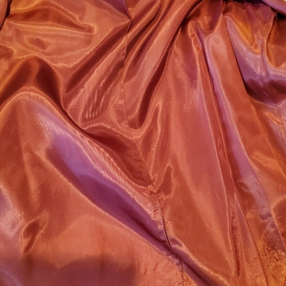 Vintage plaid wood coat (70's) - Picture 9 of 10